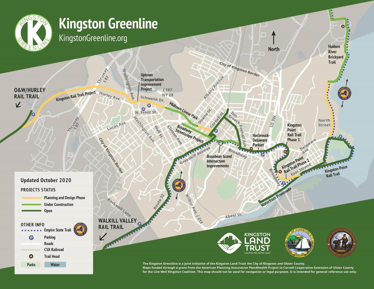 Kingston Greenline Map
