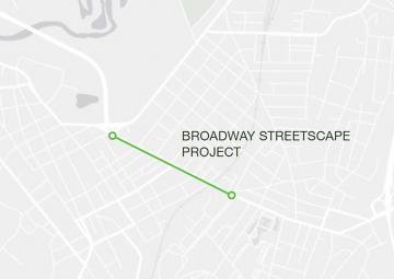 bway streetscape map